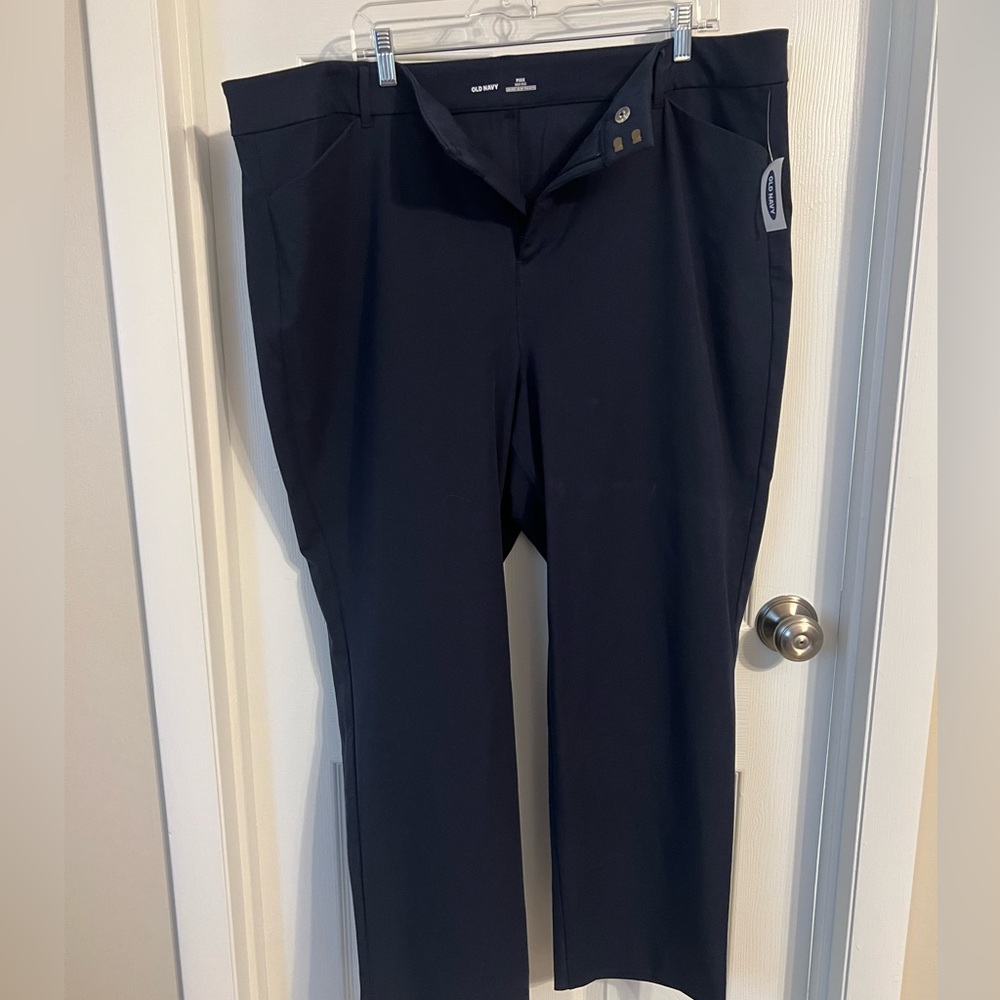 Old Navy Blue Dress Pants Straight Leg